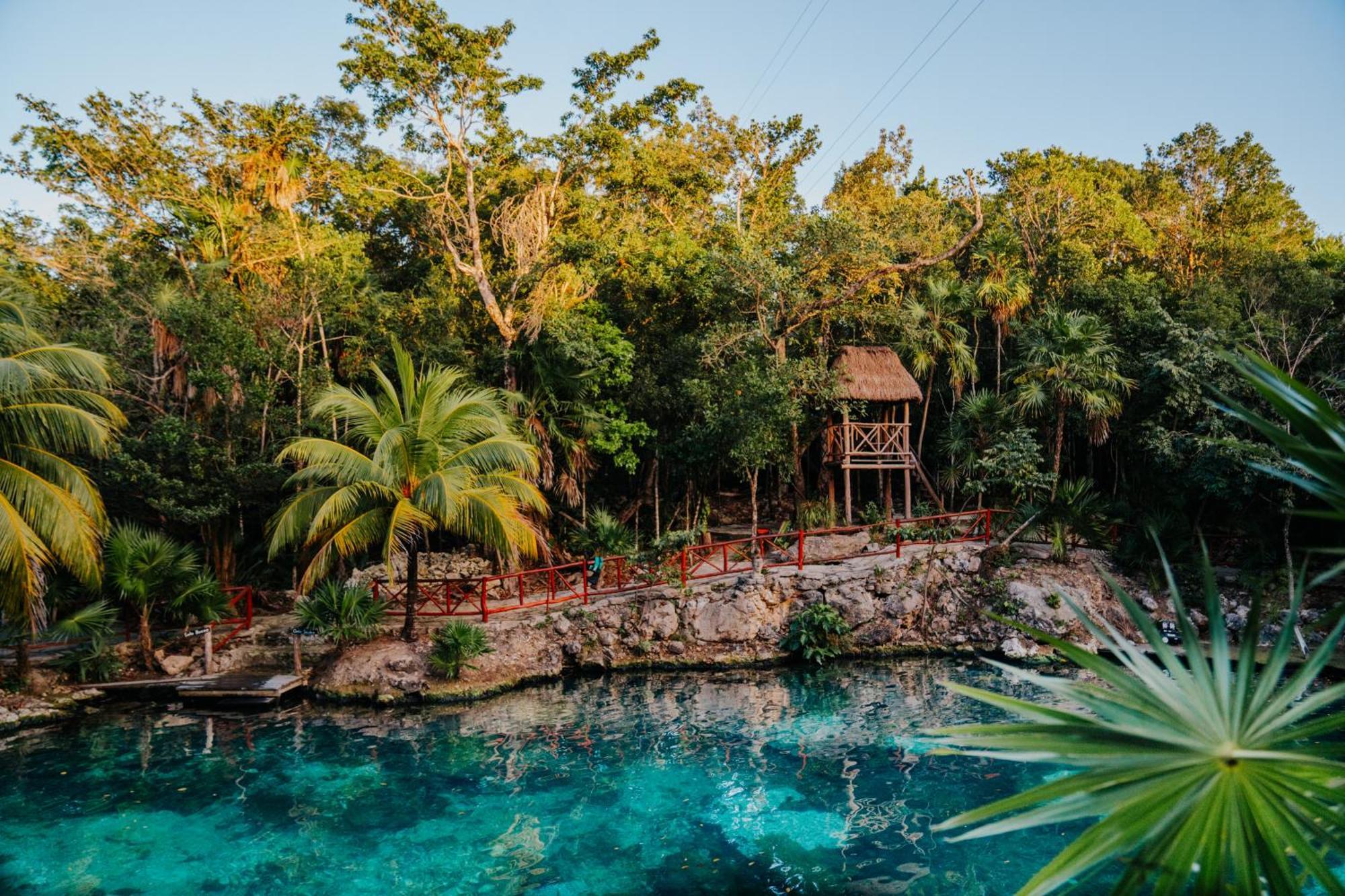 Hotel Casa Tortuga Tulum - Cenotes Park Inclusive Екстер'єр фото X-Carett Cenote